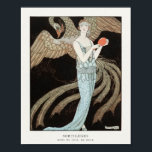Art Deco Barbier Mode Illustratie Poster<br><div class="desc">Sortilèges: Evening jurk,  de Beer (1922),  mode in hoge resolutie van George Barbier. Origineel uit het Rijksmuseum. Digitaal verbeterd. George Barbier,  né Georges Augustin Barbier,  was een van de grote Franse illustratoren van het begin van de 20e eeuw</div>
