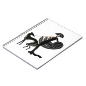 Art Deco Barzoi Notitieboek (Linkerzijde)