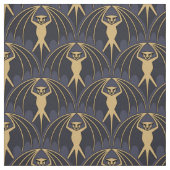 Art Deco Bat Pattern Stof (Swatch)