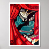  Art Deco Bat Theater Poster (Voorkant)