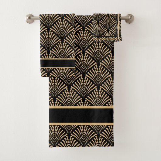 Art Deco Bath-handdoekset Bad Handdoek (Insitu)