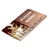 Art Deco  Beach bewaar de datum flex Magneet (Linkerzijde)