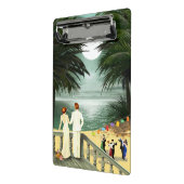 Art Deco Beach Mini Klembord (Angled2)