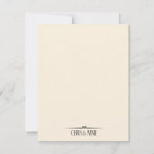 Art Deco Beach RSVP | blozen Kaartje (Achterkant)