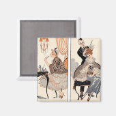 Art Deco Beauty Magneet (Voorkant / Achterkant)