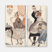 Art Deco Beauty Magneet (Voorkant)