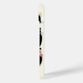 ART DECO BEAUTY MODE PINK GEMSTONE MONOGRAM Case-Mate iPhone CASE (Achterkant / Links)