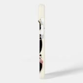 ART DECO BEAUTY MODE PINK GEMSTONE MONOGRAM Case-Mate iPhone CASE (Achterkant / Links)