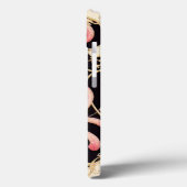 ART DECO BEAUTY MODE RED RUBY GEMSTONE MONOGRAM Case-Mate iPhone CASE (Achterkant / Links)