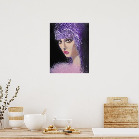 ART DECO BEAUTY POSTER (Keuken)