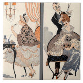 Art Deco Beauty Tegeltje (Voorkant)