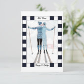 Art Deco Bedankkaart (Staand voorkant)