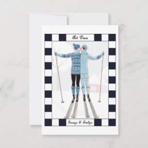 Art Deco Bedankkaart