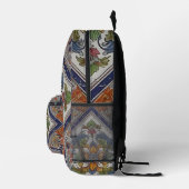 Art Deco Bedrukte Rugzak (Rechts)