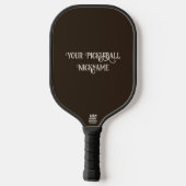 Art Deco Beer Gepersonaliseerde Pickleball Paddle (Achterkant)
