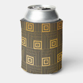Art Deco behangpatroon Blikjeskoeler (Blikje Achterkant)