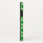 Art Deco-behangpatroon - groen en wit Case-Mate iPhone Case (Achterkant/rechts)