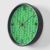 Art Deco behangpatroon, jade groen (Hoek)