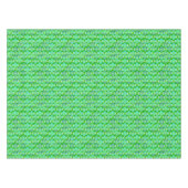 Art Deco behangpatroon, jade groen Tafelkleed (Voorkant (Horizontaal))