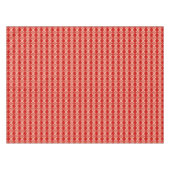 Art Deco-behangpatroon - rood en wit Tafelkleed (Voorkant (Horizontaal))