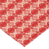 Art Deco-behangpatroon - rood en wit Tafelkleed (Gekanteld)