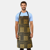 Art Deco behangpatroon Schort (Gedragen)