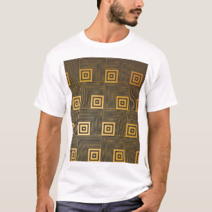 Art Deco behangpatroon T-shirt
