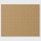Art Deco behangpatroon, tan en bruin Cadeaupapier (Vlak)