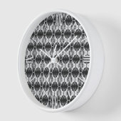 Art Deco behangpatroon - zwart en wit (Hoek)