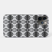 Art Deco behangpatroon - zwart en wit Case-Mate iPhone Case (Achterkant (horizontaal))