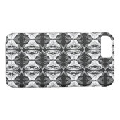 Art Deco-behangpatroon - zwart-wit Case-Mate iPhone Case (Achterkant (Horizontaal))