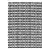 Art Deco-behangpatroon - zwart-wit Tafelkleed (Voorkant)