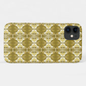 Art Deco-behangselpatroon - goud en wit Case-Mate iPhone Case (Achterkant (horizontaal))