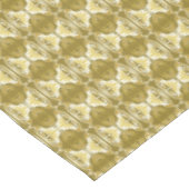 Art Deco-behangselpatroon - goud en wit Tafelkleed (Gekanteld)