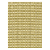 Art Deco-behangselpatroon - goud en wit Tafelkleed (Voorkant)