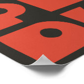 Art Deco Belgisch bier en Poster (Hoek)