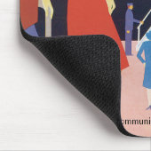 Art Deco Belgium Ferry Poster Muismat (Hoek)