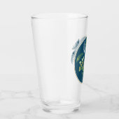 Art Deco Bier Glazen Pint Trouwen (Rechts)