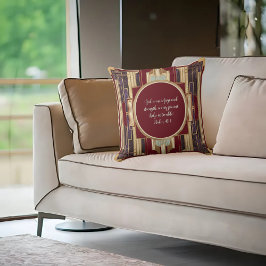 Art Deco  Bijbelvers Kussen