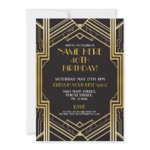 Art Deco Birthday uit 1920 - Nobelprijs voor feest