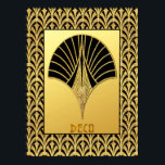 Art Deco Black and Gold Fan Design Poster<br><div class="desc">If you choose to download, Your local Walgreen store makes board posters of your download into different sizes and in various textures at a very good price. Sometimes with a discount. A tip from my US friend. For UK see "Digital Printing" online. This is a new Art Deco Fan Style...</div>