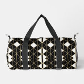 Art Deco Black and Gold Geometric luxury Plunjezak (Voorkant)