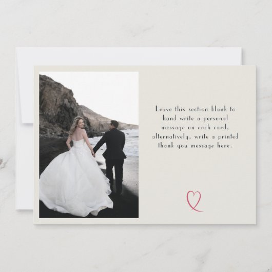 Art Deco Black Cobalt Hartelijk dank Bedankkaart (Achterkant)