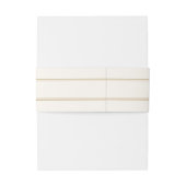 Art Deco Black en Gold Wedding Uitnodigingen Wikkel (Achterkant Voorbeeld)