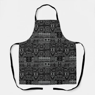 Art Deco Black en White Schort