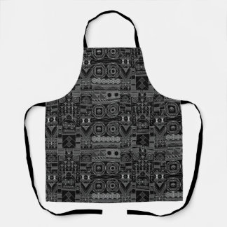 Art Deco Black en White Schort