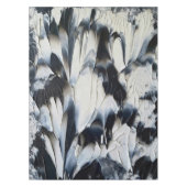 Art Deco Black en White Tablecloth Tafelkleed (Voorkant)