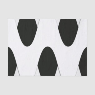 Art Deco Black en White Tissuepapier