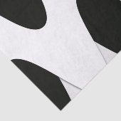 Art Deco Black en White Tissuepapier (Detail)