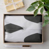 Art Deco Black en White Tissuepapier (Geschenk)